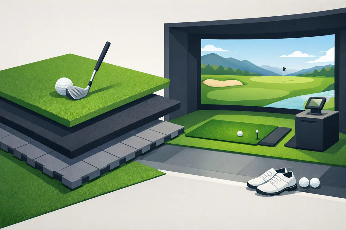 Golf Simulator Flooring Options That Hold Up