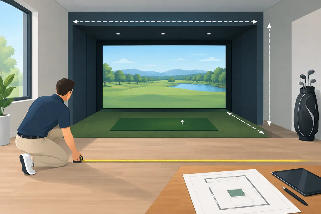 How to Measure a Golf Room for a Simulator