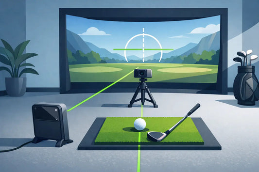 How to Align a Golf Launch Monitor Indoors