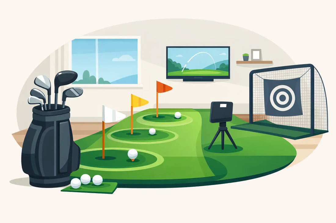 Golf Club Distance Gapping Home Practice