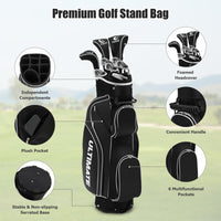 10 Pieces Ladies Complete Golf Club Set with Alloy Driver